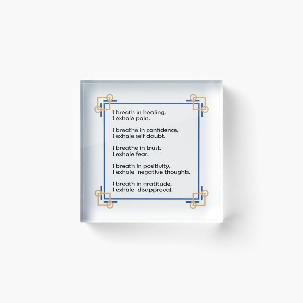 Item preview,  Inhale Exhale Positive Affirmations and Inspirational Messages designed and sold by Inspirationmotivation.
