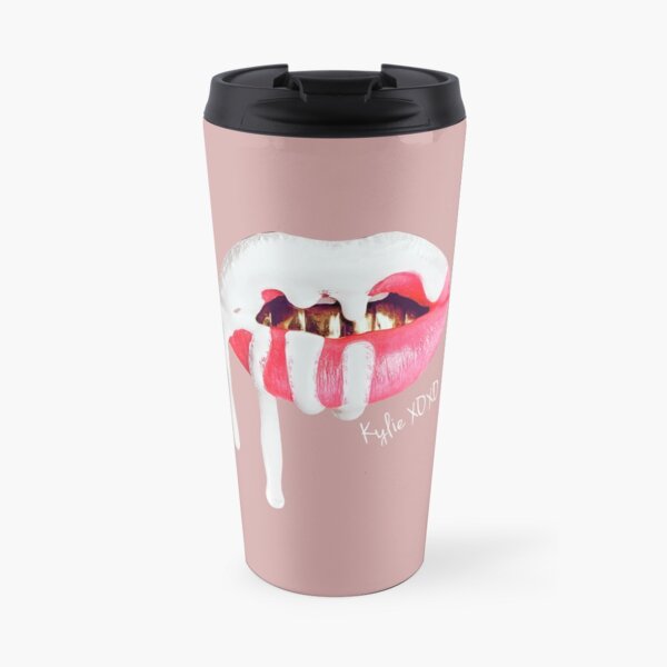 kylie xoxo, rose gold Travel Mug