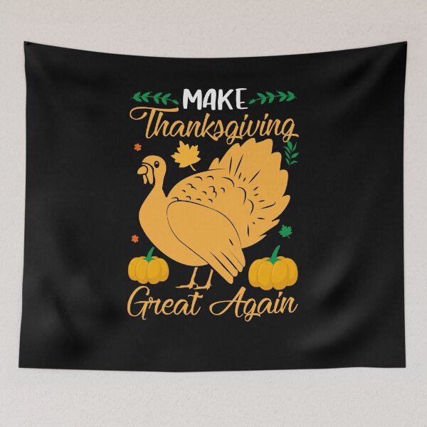 Item preview, Make Thanksgiving Great Again Pumpkin Decoration Turkey Design designed and sold by netdota.