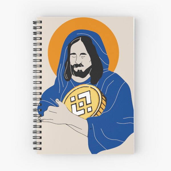 Item preview, Jesus loves Binance designed and sold by Crypmetal.