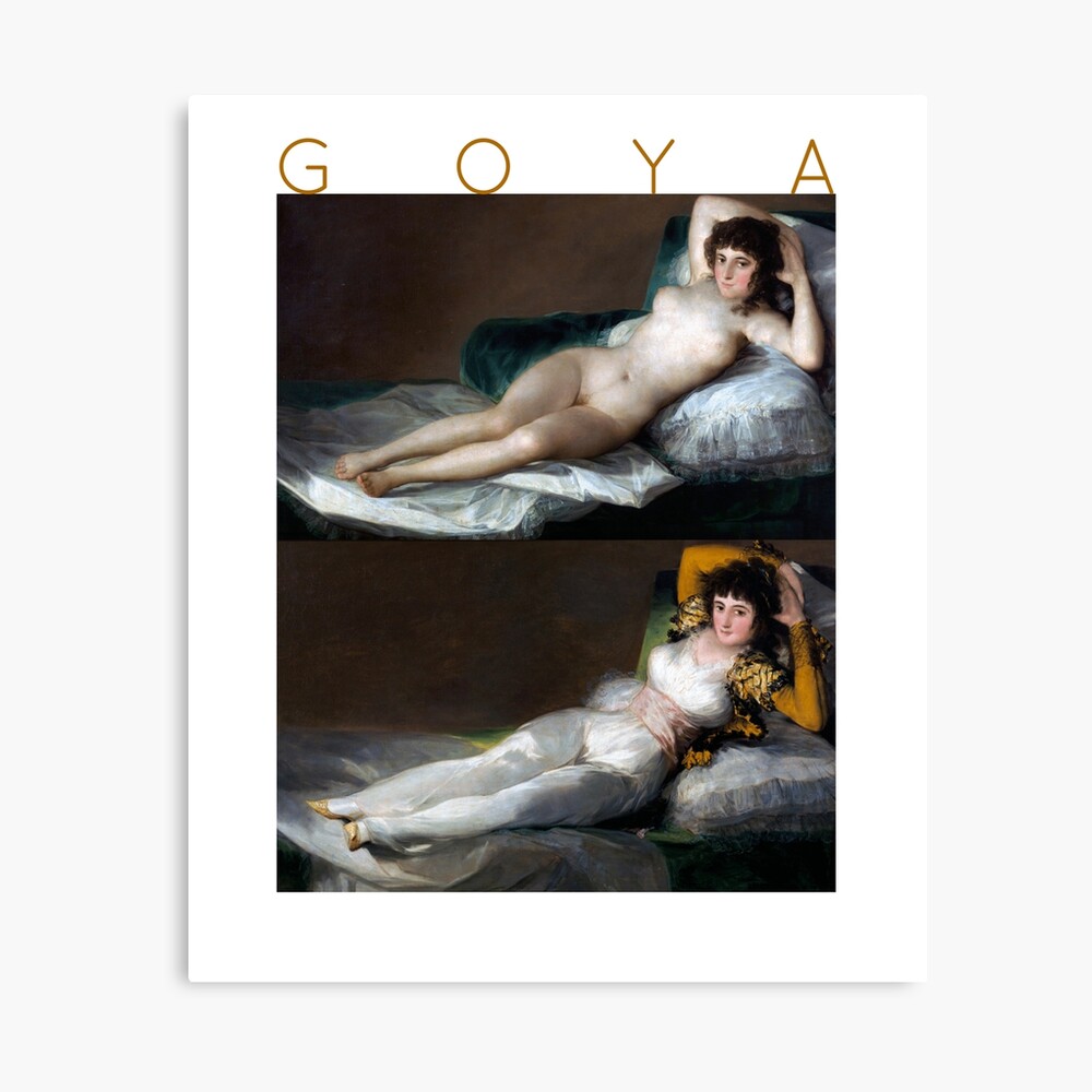 Francisco Goya - Naked Maja and Clothed Maja