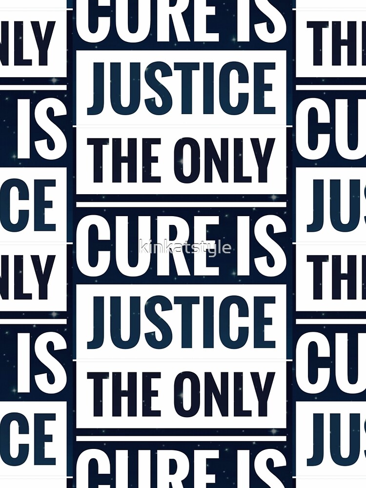 Thumbnail 4 of 4, A-Line Dress, The Only Cure Is Justice designed and sold by kinkatstyle.