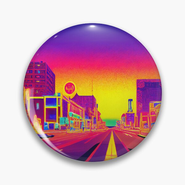 Aperçu de l'œuvre Albuquerque 2D neon créée et vendue par ComicsFactory.