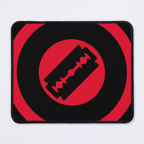 Item preview, Razor Blade Black & Red retro mod ska roundel designed and sold by ModSupporters.