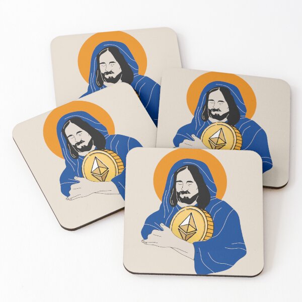 Item preview, Jesus loves Ethereum designed and sold by Crypmetal.