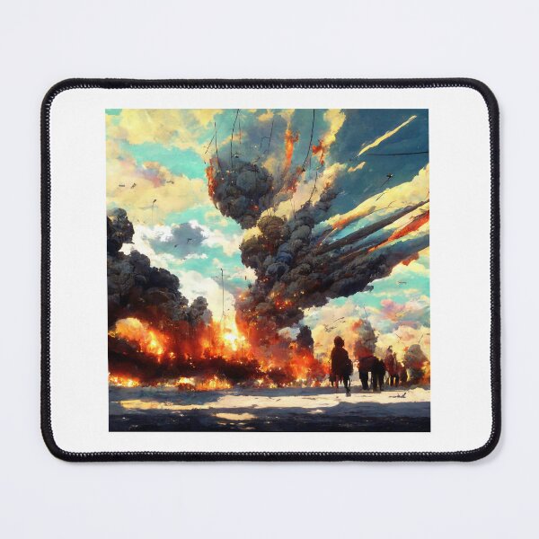 Item preview, Epic explosion smoke plume during war designed and sold by AnthonyVdV.