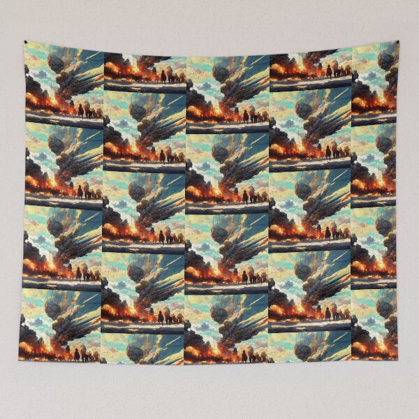 Item preview, Epic explosion smoke plume during war designed and sold by AnthonyVdV.