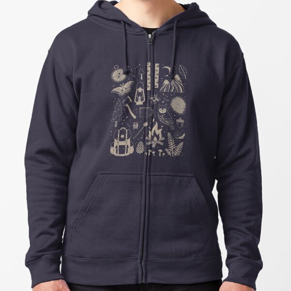 Into the Woods Zipped Hoodie