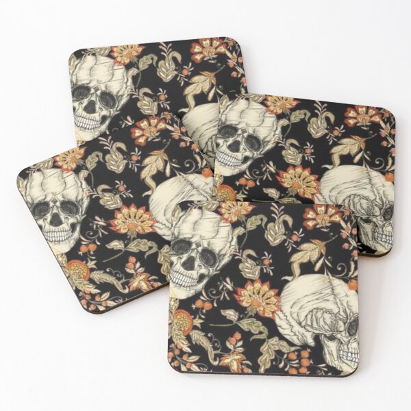 Item preview, Autumn Floral Skull designed and sold by small-drawing.