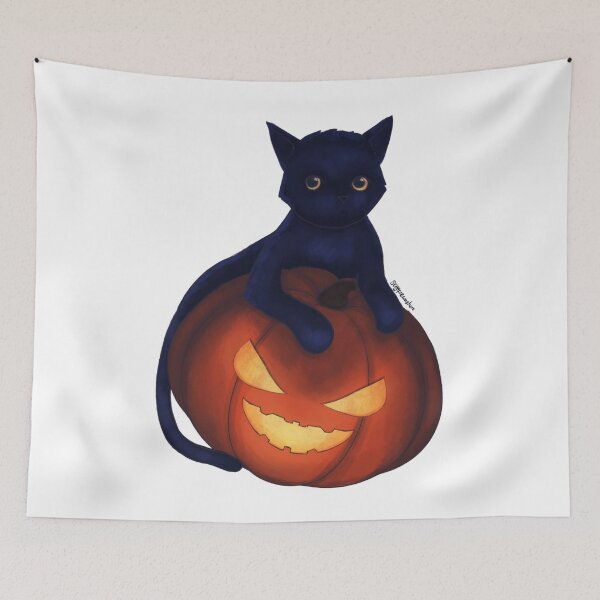 Item preview, Halloween kitty designed and sold by ScoopieWasHere.