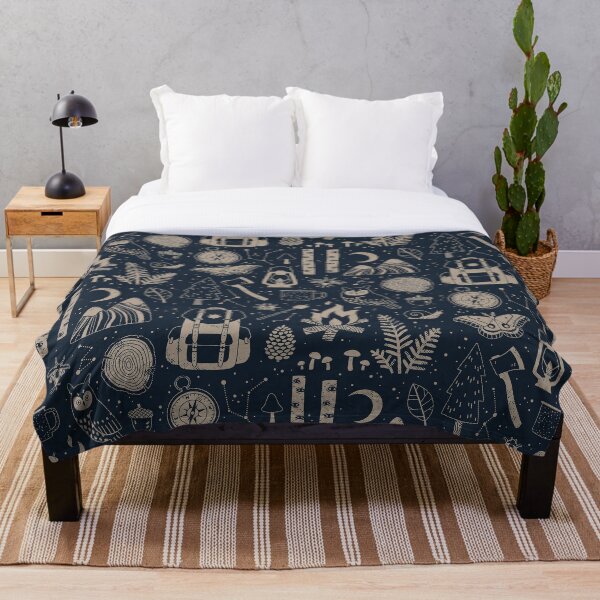 Into the Woods Throw Blanket