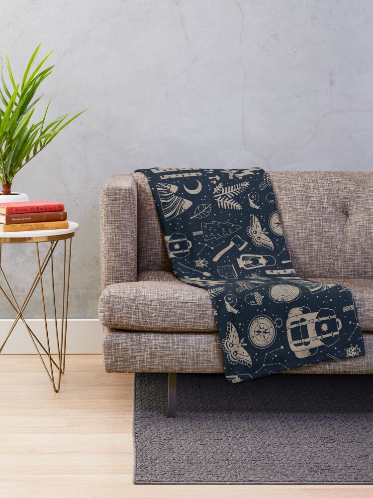 Alternate view of Into the Woods Throw Blanket