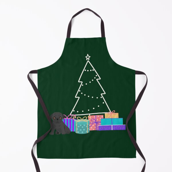 Item preview, Pug winter time Pug Christmas tree Pug Christmas gifts Xmas Pug Christmas Gift Pug Fawn pug designed and sold by ALLURE-minimal.