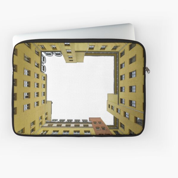 Yellow Building Top in Berlin Laptop Sleeve