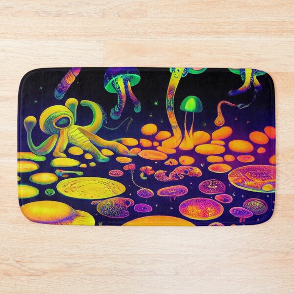 Item preview, UV reactive Space Shroom Art designed and sold by RottingDreams.