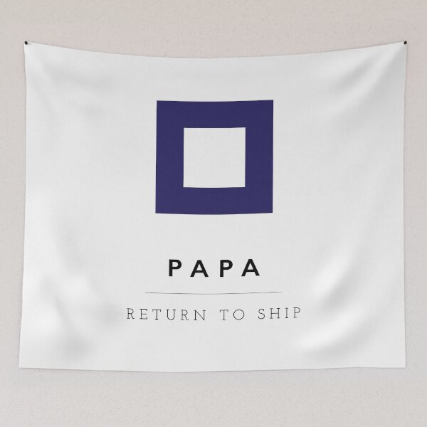 Item preview, Nautical Flag: Papa designed and sold by Caleb Faires.