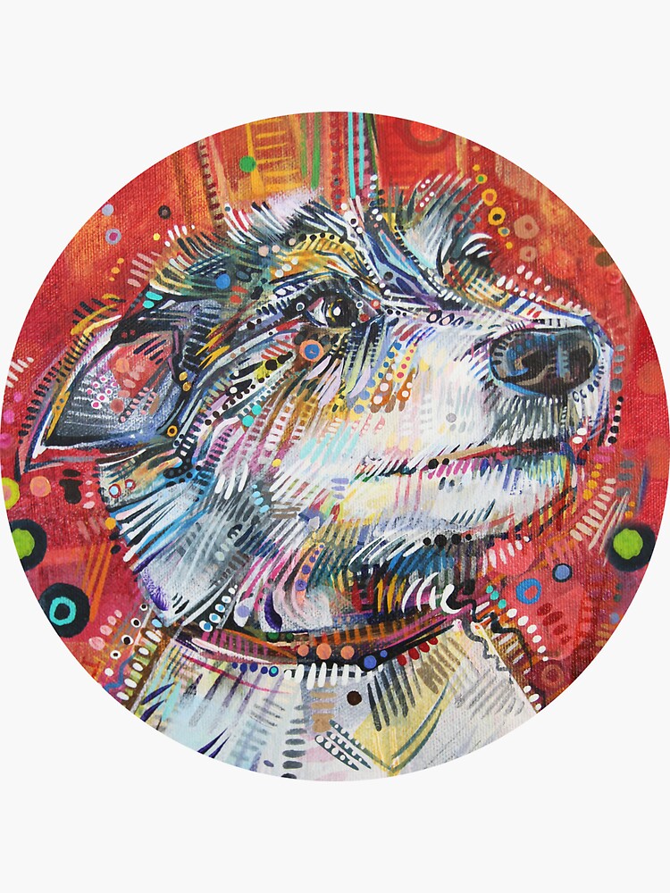 Jack Russell Terrier Mix Painting - 2013 by gwennpaints