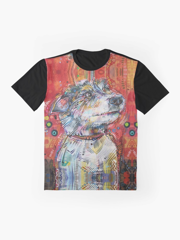 Alternate view of Jack Russell terrier mix painting - 2013 Graphic T-Shirt