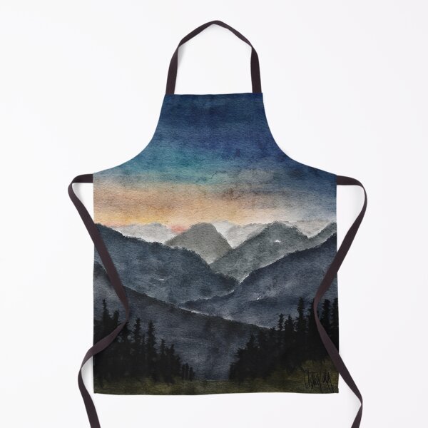 Item preview, Mountains in grey, green, black, teal, forest designed and sold by christianmerz.