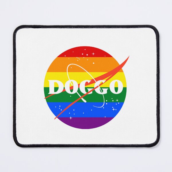 Item preview, Doggo, Nasa Inspired logo, LGBTQ quality logo, Guaranteed best gift for all dog lovers designed and sold by Galactic Fur Baby Federation.