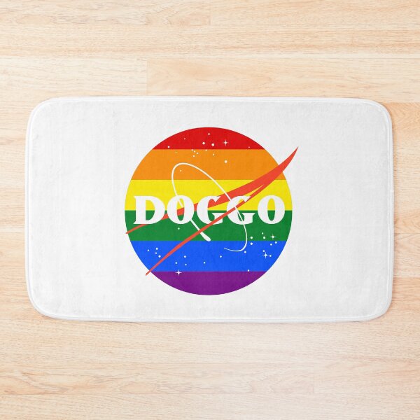 Item preview, Doggo, Nasa Inspired logo, LGBTQ quality logo, Guaranteed best gift for all dog lovers designed and sold by Galactic Fur Baby Federation.