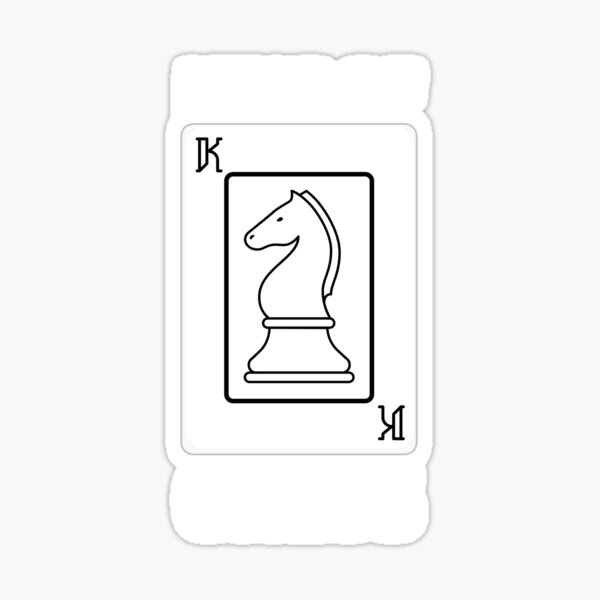 Kings gambit accepted - chess' Sticker