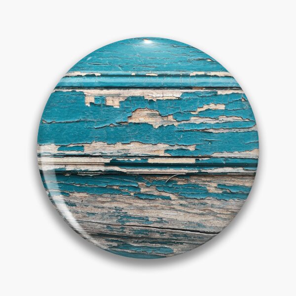 Item preview, peeling blue paint on wood designed and sold by Sansaranna.