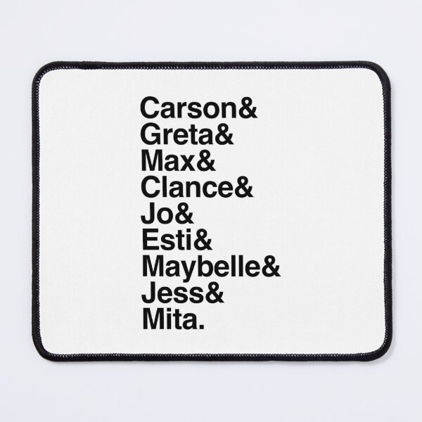 Item preview, A League of Their Own Character List (Black) designed and sold by brenda-lee.