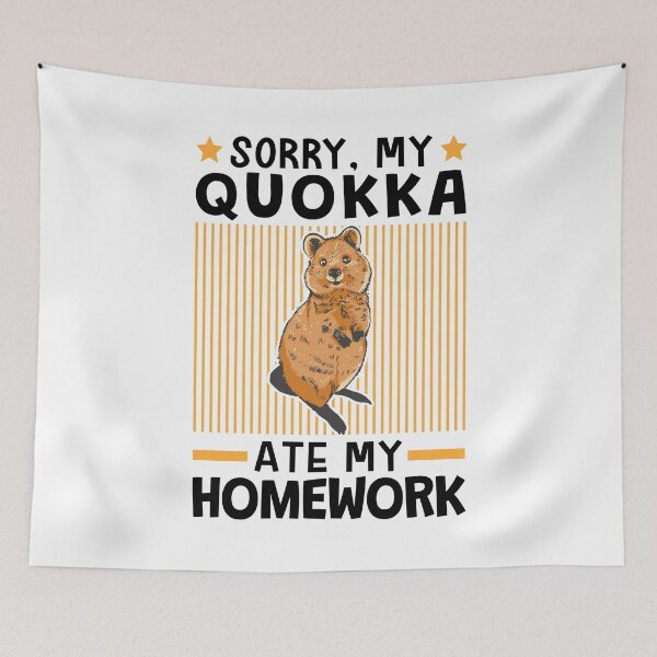 Item preview, Quokka ate my homework designed and sold by madgrfx.