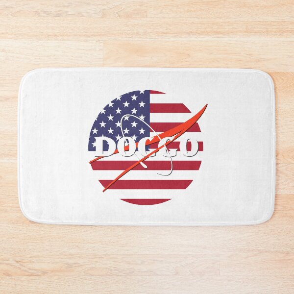 Item preview, Doggo, Nasa Inspired logo, American Flag quality logo, Guaranteed best gift for all dog lovers designed and sold by Galactic Fur Baby Federation.