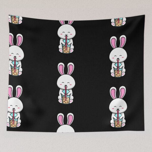 Item preview, Bubble tea lover bunny  designed and sold by Artistusha.