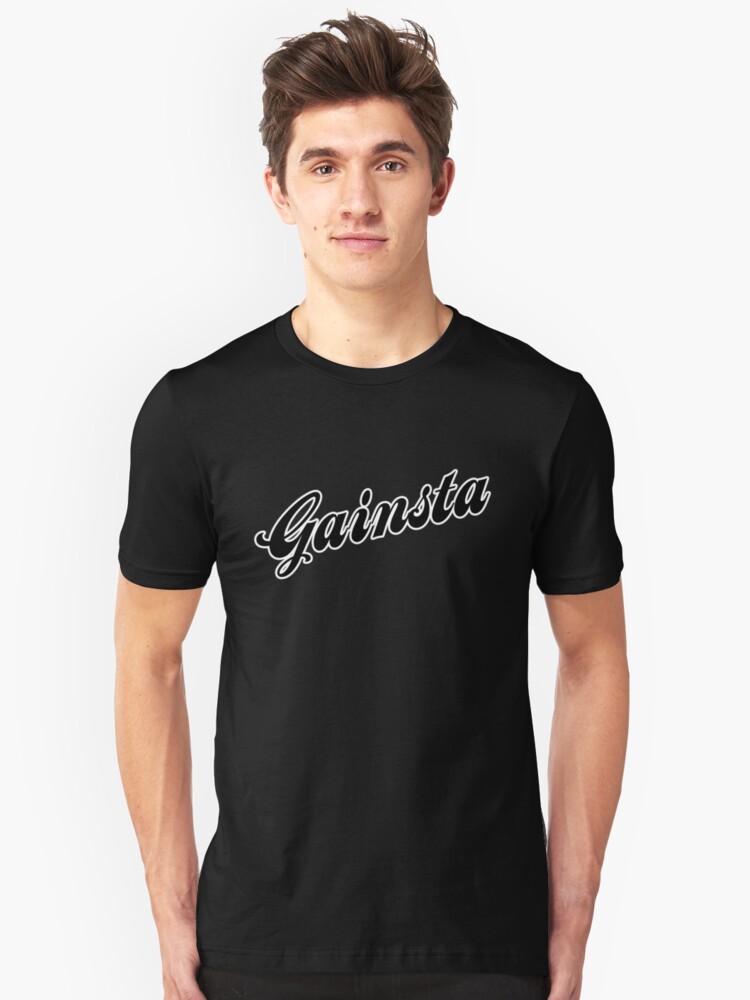 Alternate view of GAINSTA - Black Slim Fit T-Shirt