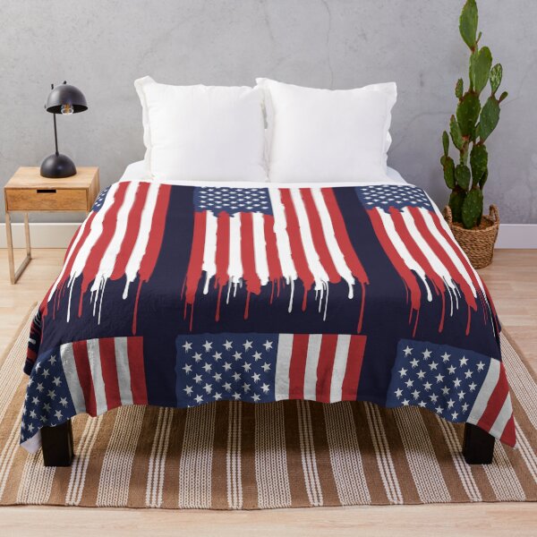 Item preview, Paint Effect American Flag designed and sold by CreativeSun92.