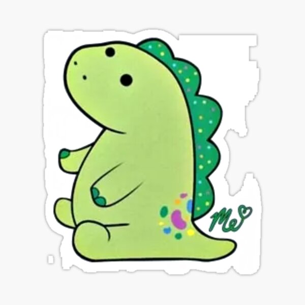 Moriah Elizabeth Pickle The Dinosaur Sticker For Sale By   St,small,507x507 Pad,600x600,f8f8f8 