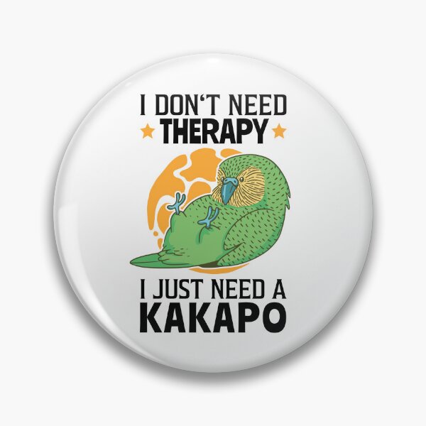 Item preview, Kakapo are my therapy flightless parrot designed and sold by madgrfx.