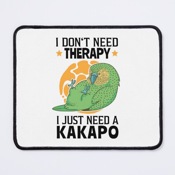 Item preview, Kakapo are my therapy flightless parrot designed and sold by madgrfx.