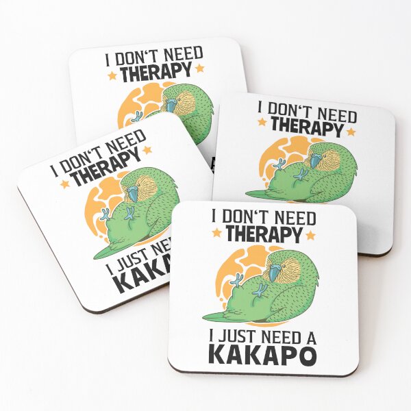 Item preview, Kakapo are my therapy flightless parrot designed and sold by madgrfx.
