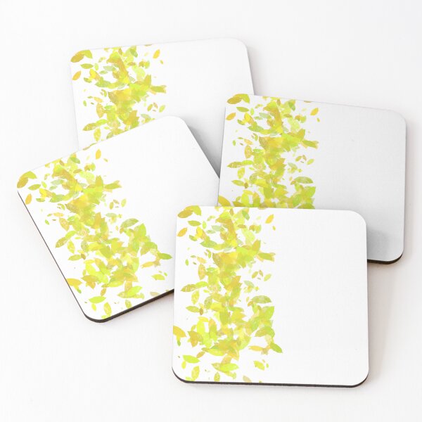 Item preview, Falling leaves on white designed and sold by Naked Drop.