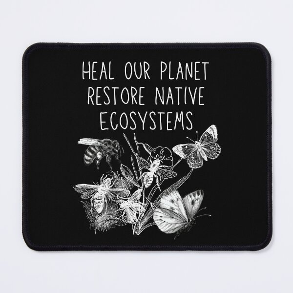 Item preview, Heal Our Planet Line Drawing Design designed and sold by EarthArtDesigns.