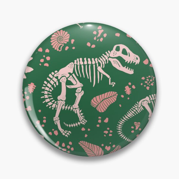 Item preview, Excavated Fossils in Emerald and Rose designed and sold by latheandquill.