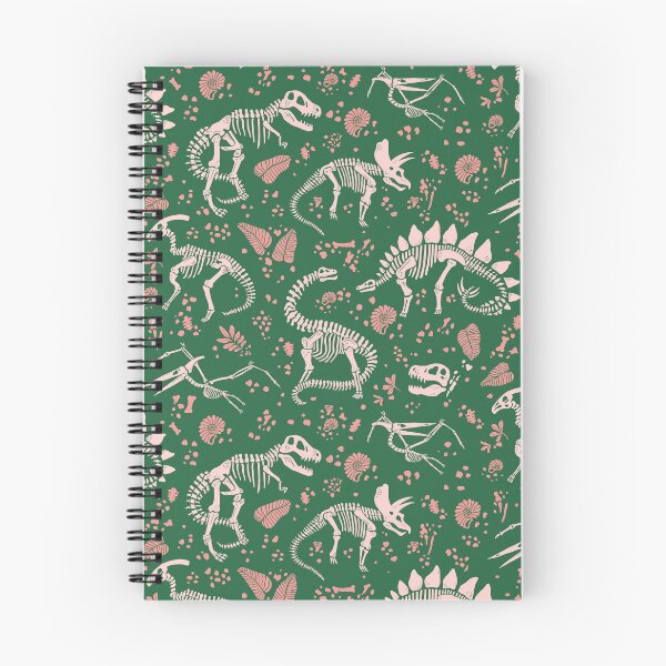 Item preview, Excavated Fossils in Emerald and Rose designed and sold by latheandquill.