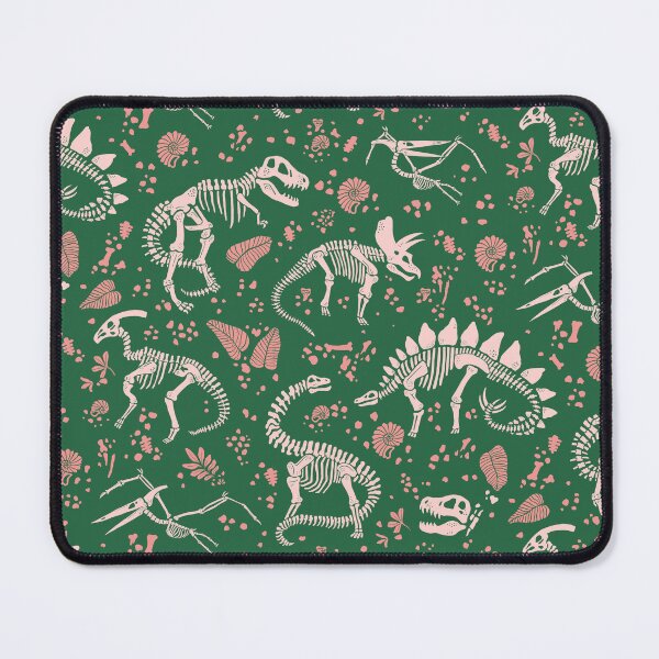 Item preview, Excavated Fossils in Emerald and Rose designed and sold by latheandquill.