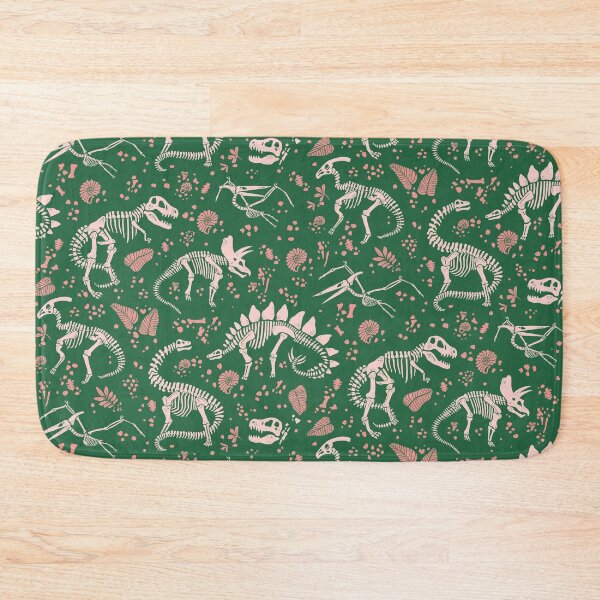 Item preview, Excavated Fossils in Emerald and Rose designed and sold by latheandquill.