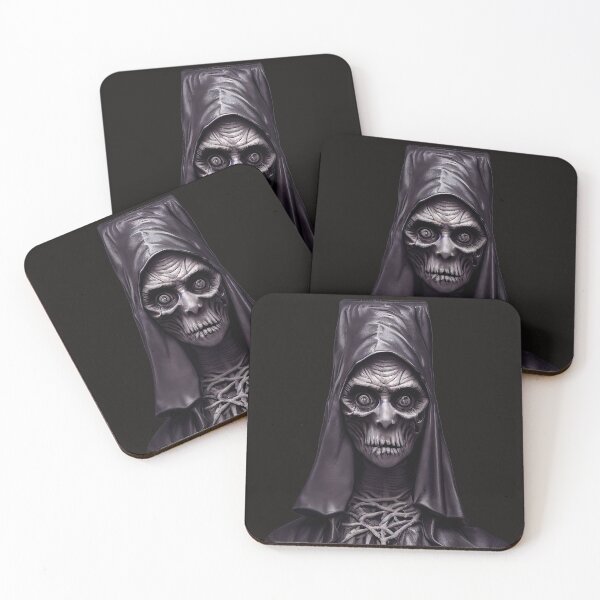 Item preview, Scary Demonic Woman Halloween Sticker designed and sold by TheCreativeFab.