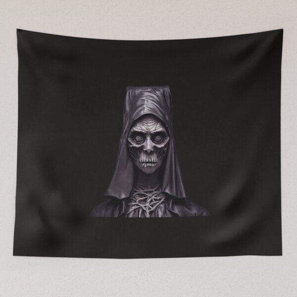 Item preview, Scary Demonic Woman Halloween Sticker designed and sold by TheCreativeFab.
