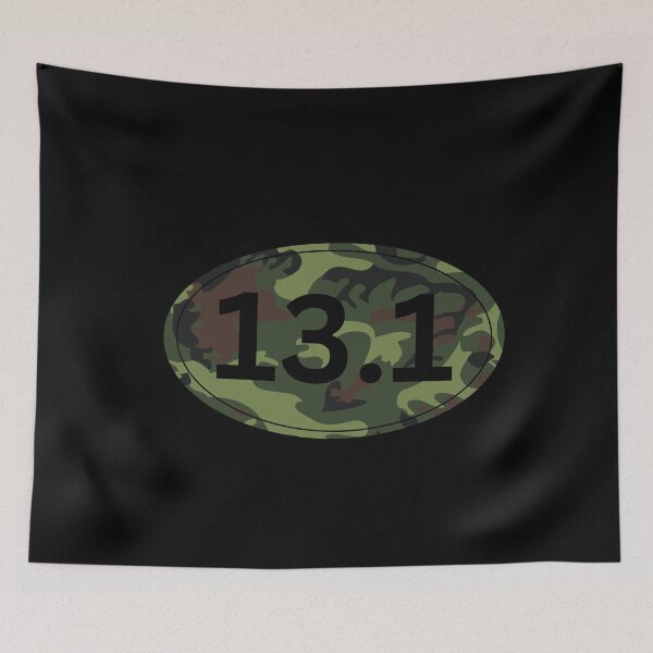 Item preview, Camo, Half Marathon 13.1 - Black designed and sold by LatterDaze.