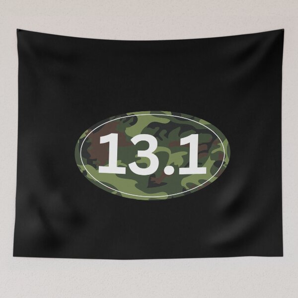 Item preview, Camo, Half Marathon 13.1 - White designed and sold by LatterDaze.
