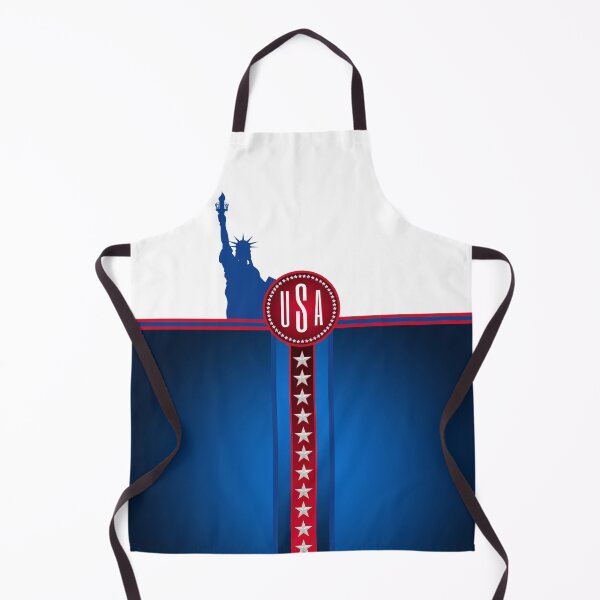 Item preview, United States of America Statue of Liberty Red Blue Stripe Stars designed and sold by Yiorgos Designs.