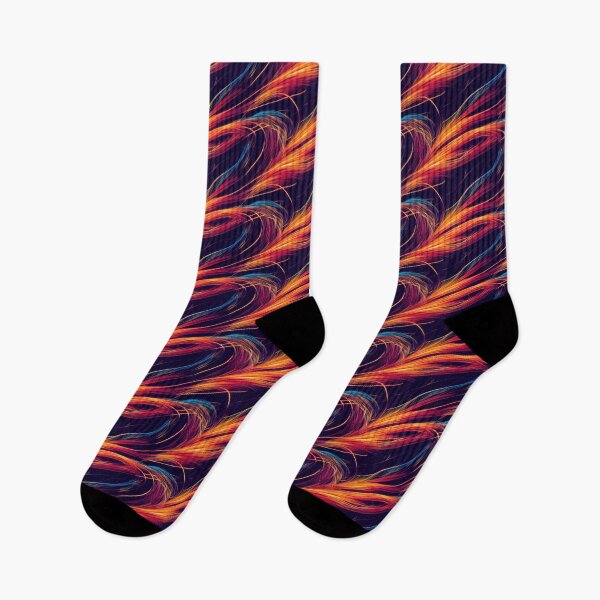Item preview, Fire Within - Infinite Retro Pattern - Seamless Pattern designed and sold by GenerationalArt.
