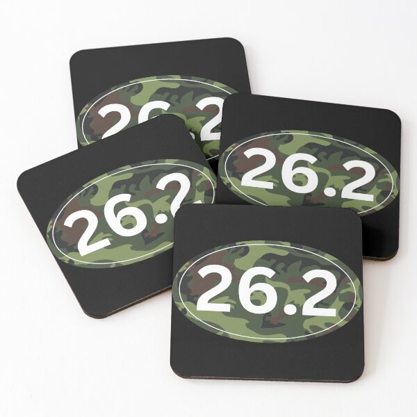Item preview, Camo, Marathon 26.2 - White designed and sold by LatterDaze.